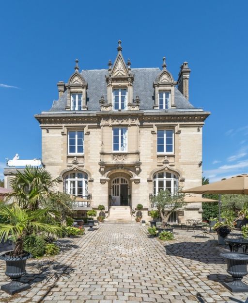 Grand champagne house on the Avenue de Champagne in Épernay, France