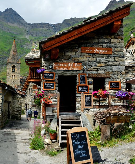 Bonneval-sur-Arc, one of the most beautiful villages in Savoie, French Alps, France