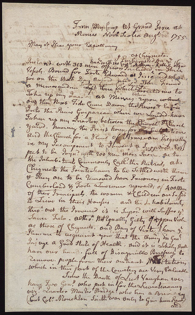 The Acadians: Expelled from Nova Scotia, Forever French