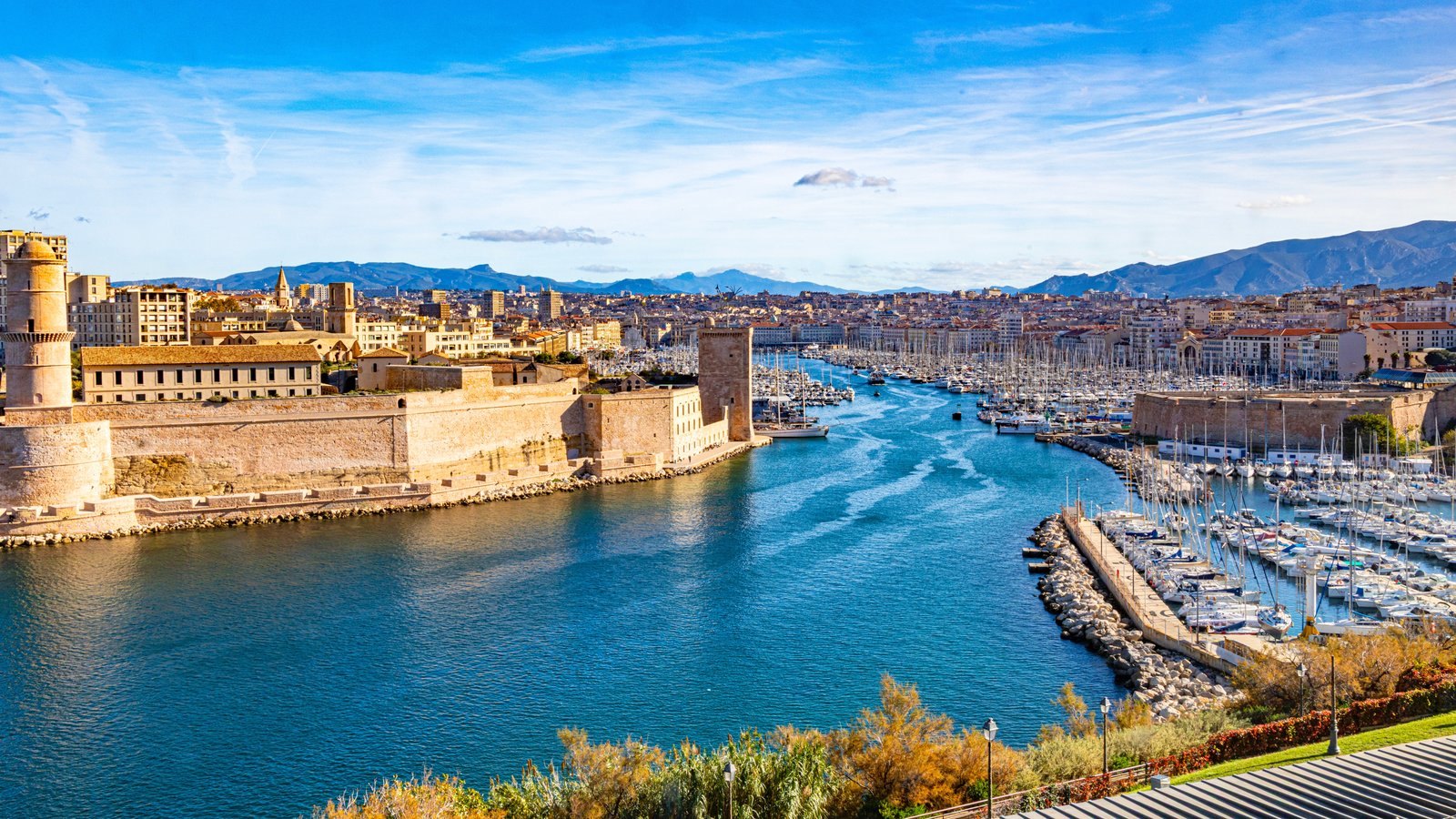 Fort Saint-Jean and the Vieux-Port of Marseille
