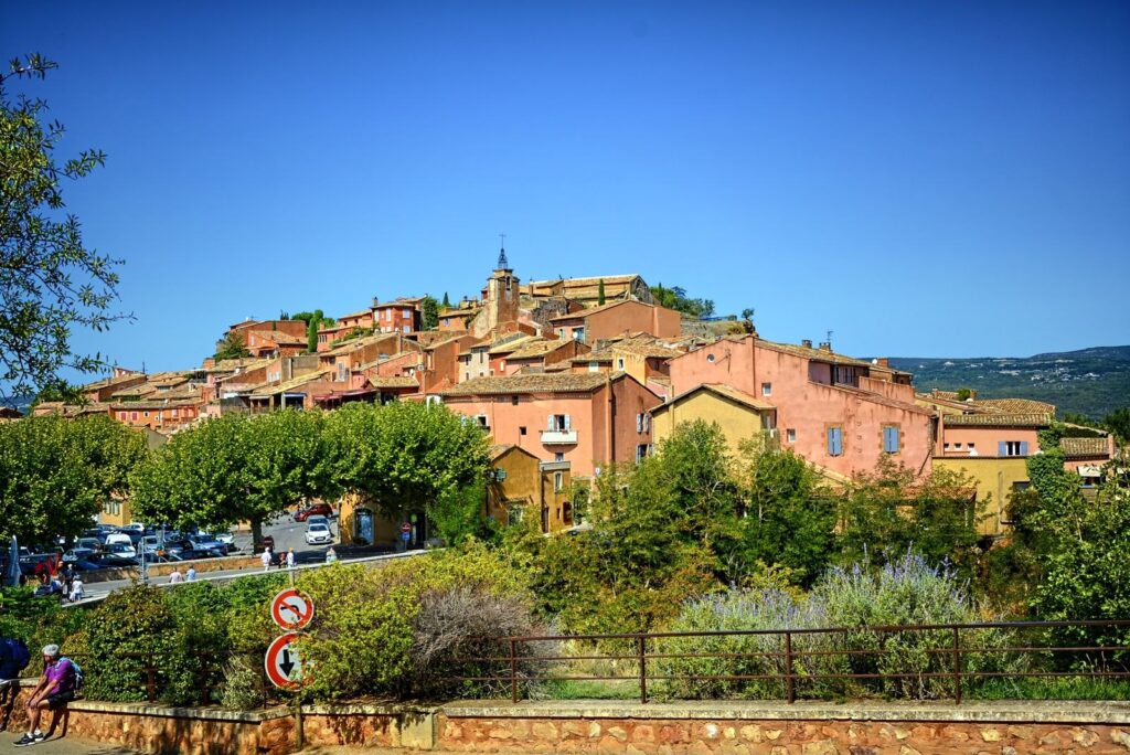 Hilltop village in Provence, France