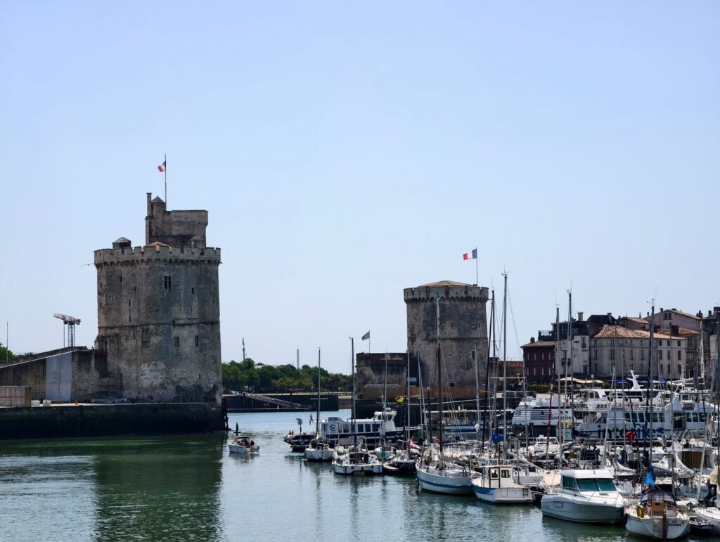 The medieval towers at the entrance to La Rochelle's Old Harbour