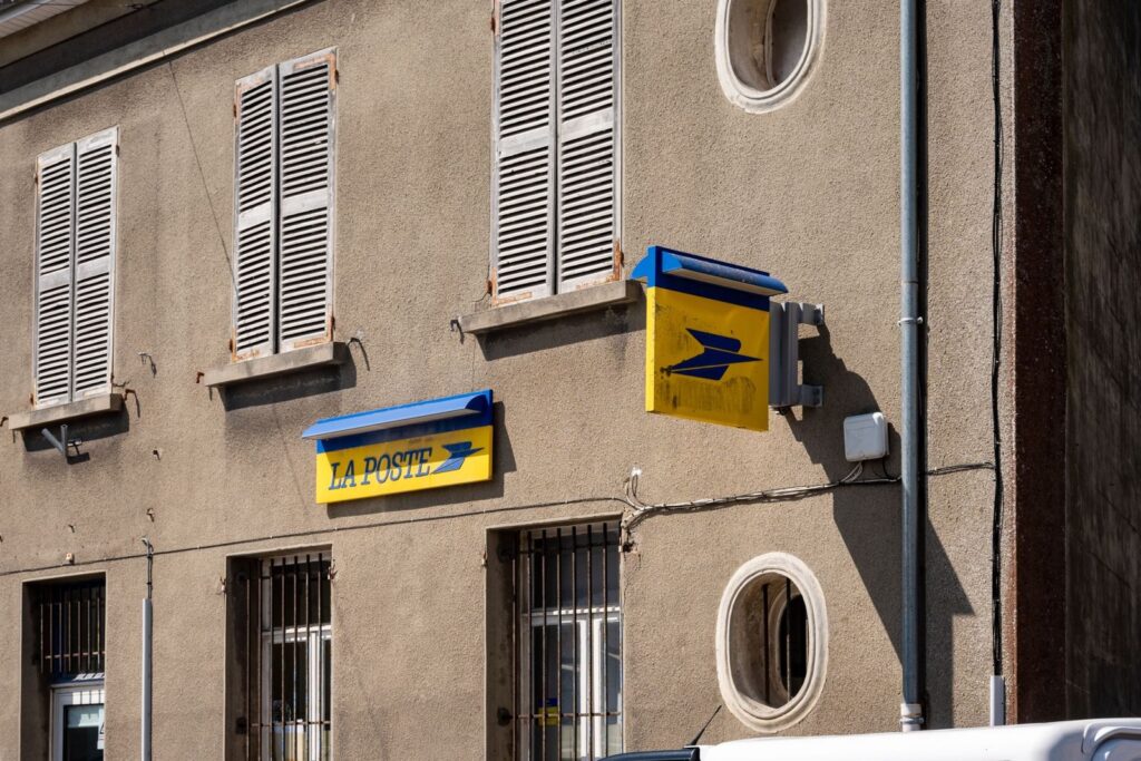 A La Poste office in France